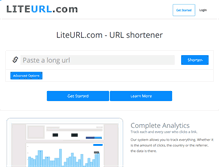 Tablet Screenshot of liteurl.com